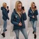 Куртка-парка, Нованка, утоплена модель 210/7, колір Рожевий 210/7 фото 8