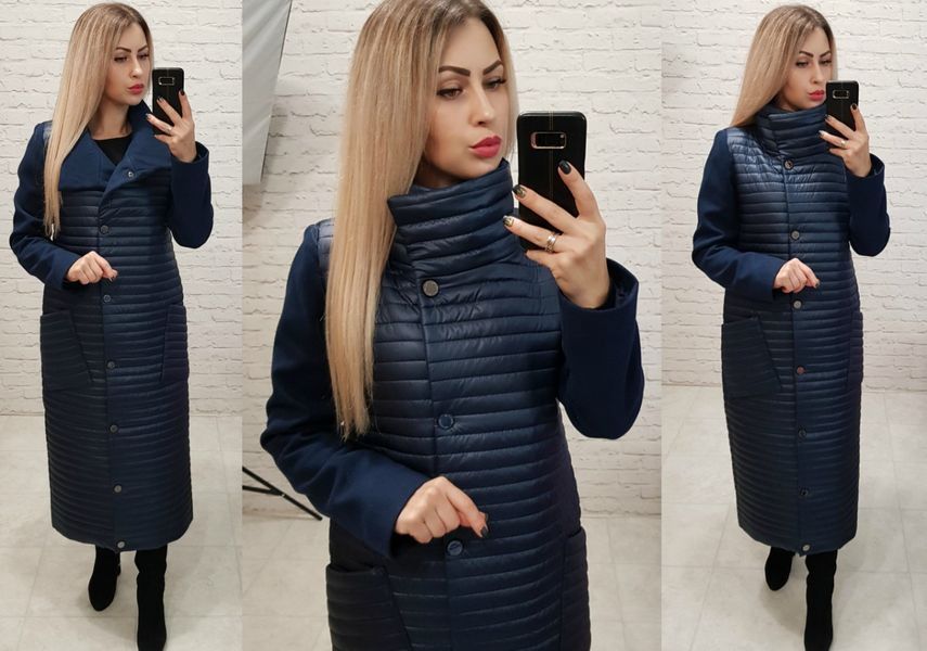 Пальто куртка-кокон арт. 138 бордо/вишня/бордового кольору 138 фото