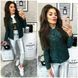 Стьобана Куртка коротка арт. 310 колір пляшка / темно-зелений 310 фото 3